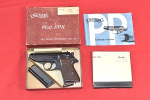#7534 PISTOLET WALTHER PPK,  ROK 1963, Kal. 22lr