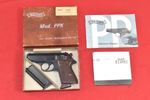 #7535 PISTOLET WALTHER PPK,  ROK 1969, Kal. 22lr