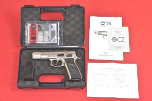 #8497 PISTOLET CZ 75B,  STAINLESS, ROK 1997, kal. 9x19